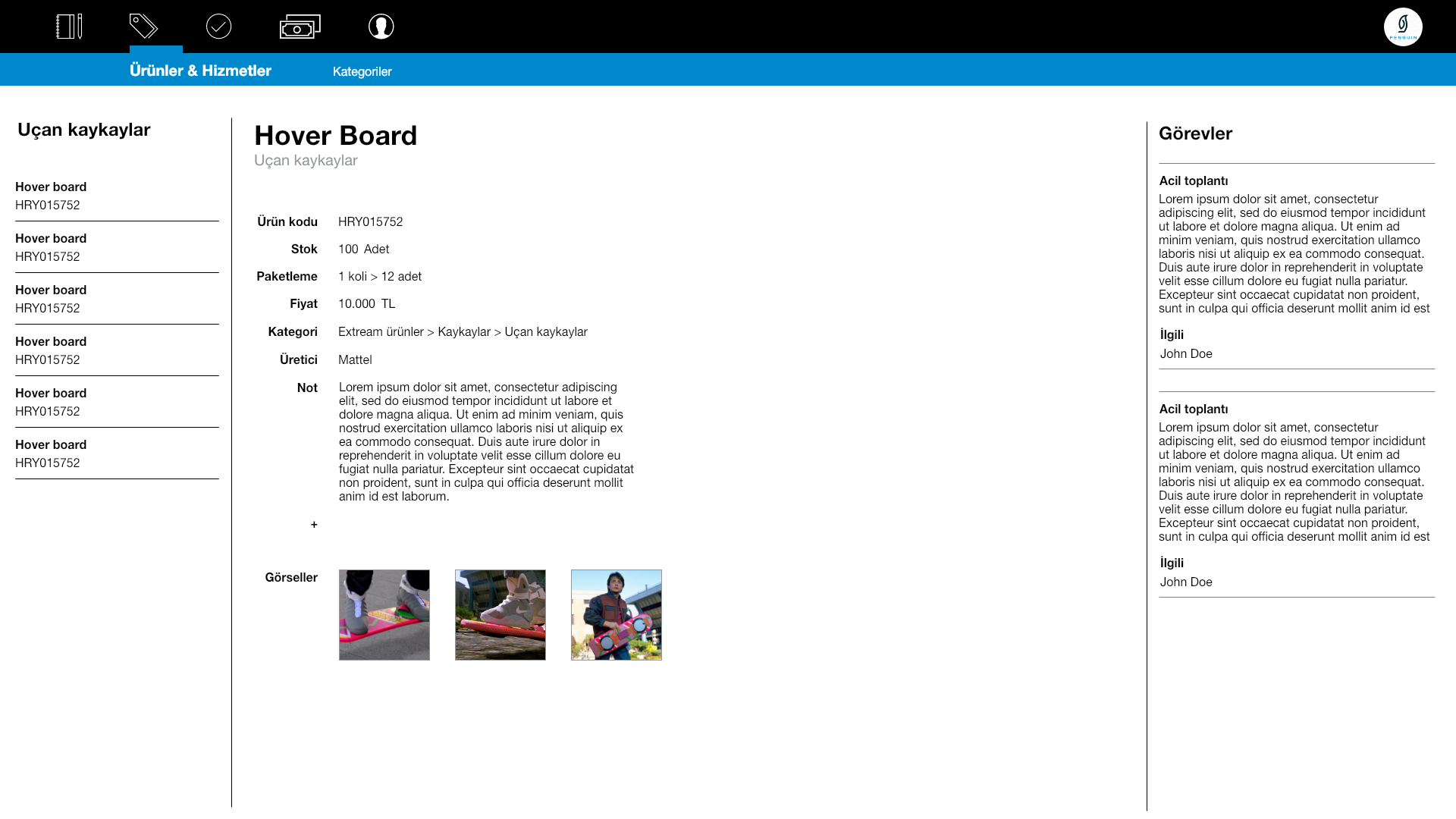 ecra crm ürünler hizmetler