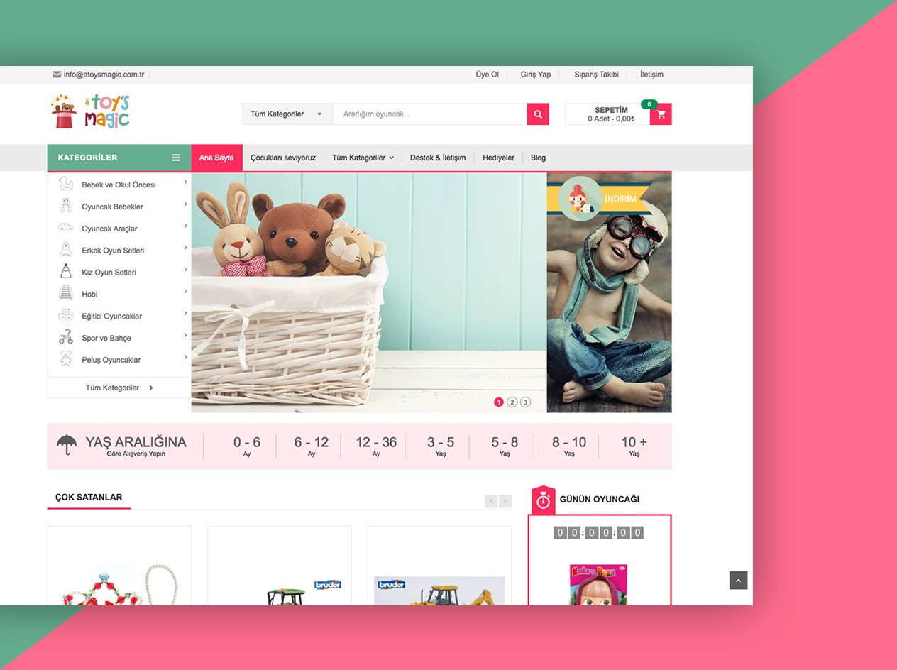 a toys magic web tasarım